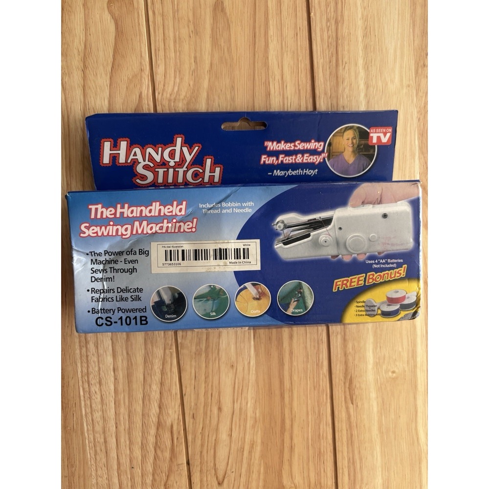 Handy Stitch Portable Handheld Sewing Machine As Seen on TV -  New in box